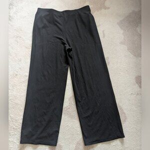 J Jill Wearever Full Leg pull-on Pants Black Large
